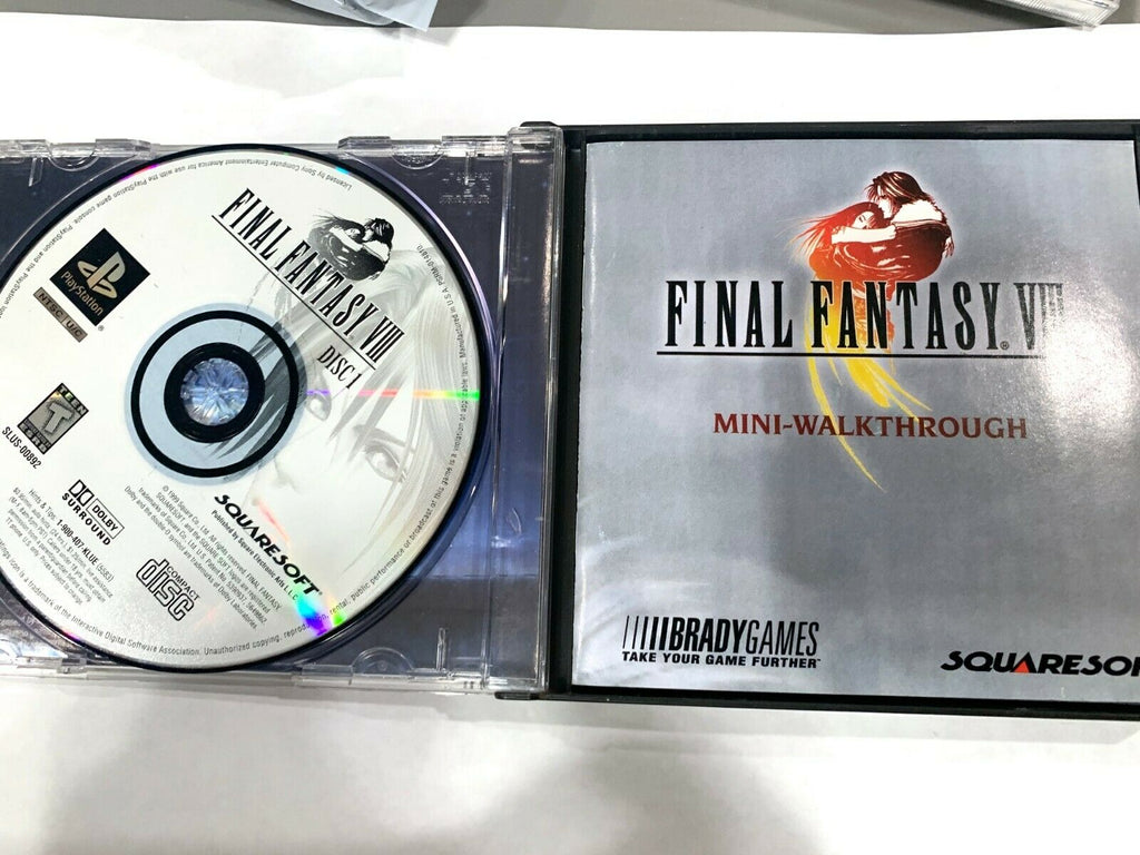 Final Fantasy VIII 8 Sony Playstation 1 PS1 Game