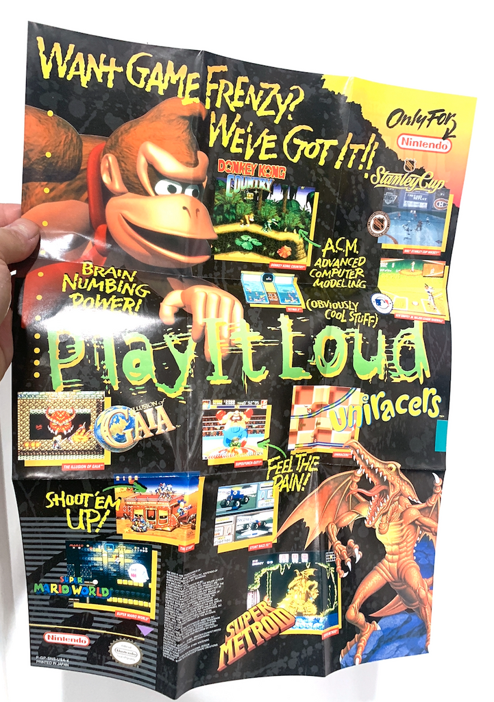 Star Fox Super Nintendo SNES Nintendo Power Join the Club Poster P-GP-SNS-USA-4