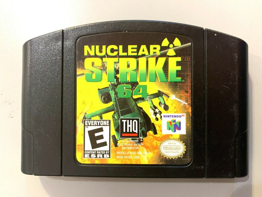 Nuclear Strike 64 Nintendo 64 N64 Game TESTED Working & AUTHENTIC!