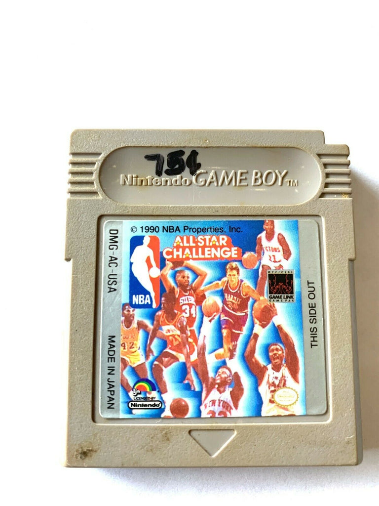 NBA All-Star Challenge Nintendo Original Game Boy *Cleaned & Tested*