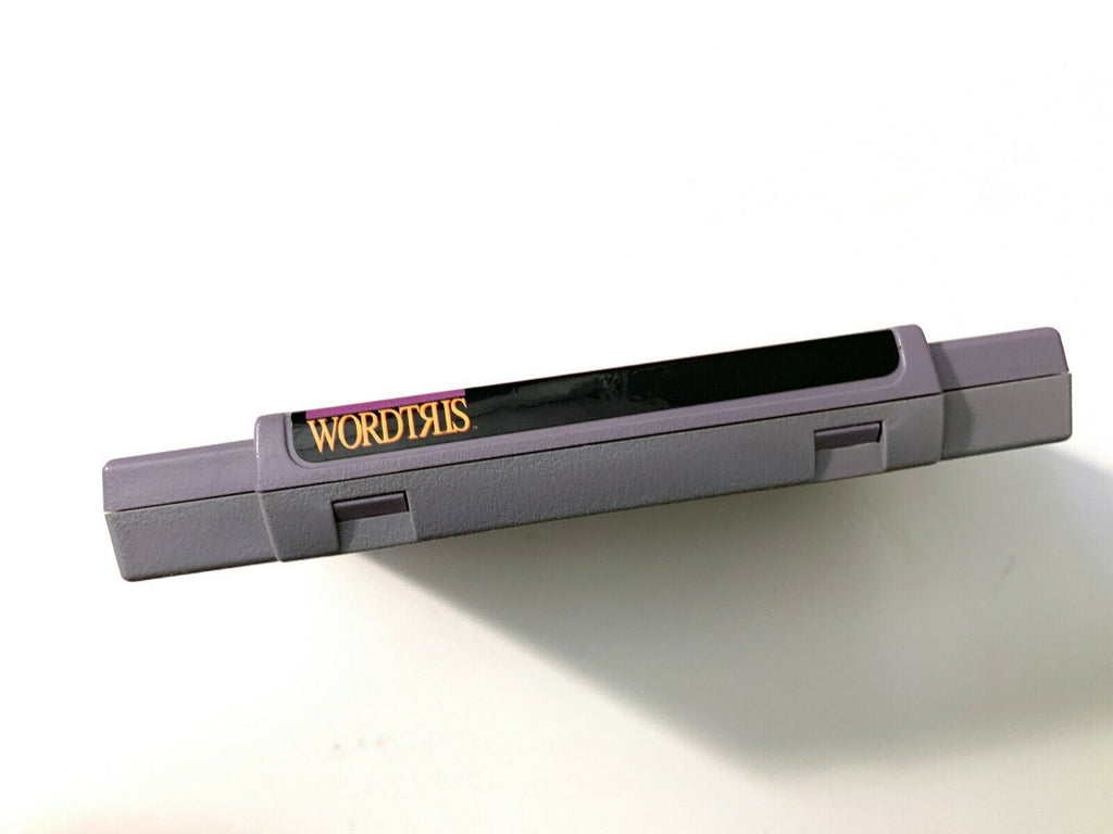 WORDTRIS SUPER NINTENDO SNES GAME Tested + Working & Authentic!