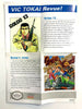 RARE!! Vic Tokai Revue Nintendo Poster Bump N Jump Golgo 13 Clash Demonhead NES