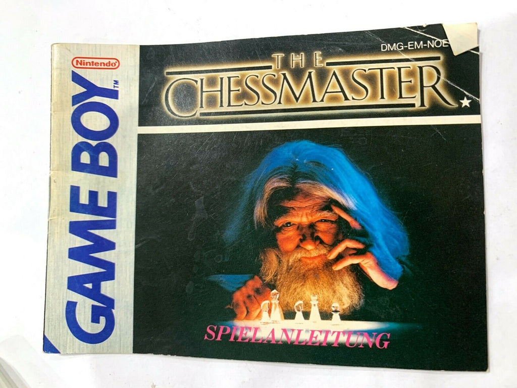 The Chessmaster Chess Master NINTENDO GAMEBOY w/ Instruction Manual Booklet