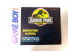 Jurassic Park Original Nintendo Game Boy Instruction Manual Booklet Book ONLY!