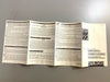 Super NINTENDO Pamphlet Insert Foldout Consumer Information Booklet SNS-USA-4