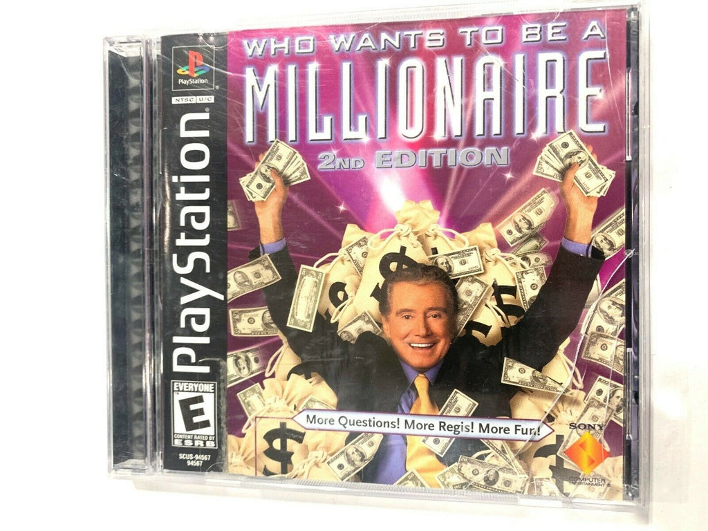 Who Wants to Be a Millionaire 2nd Edition Sony PlayStation 1 PS1