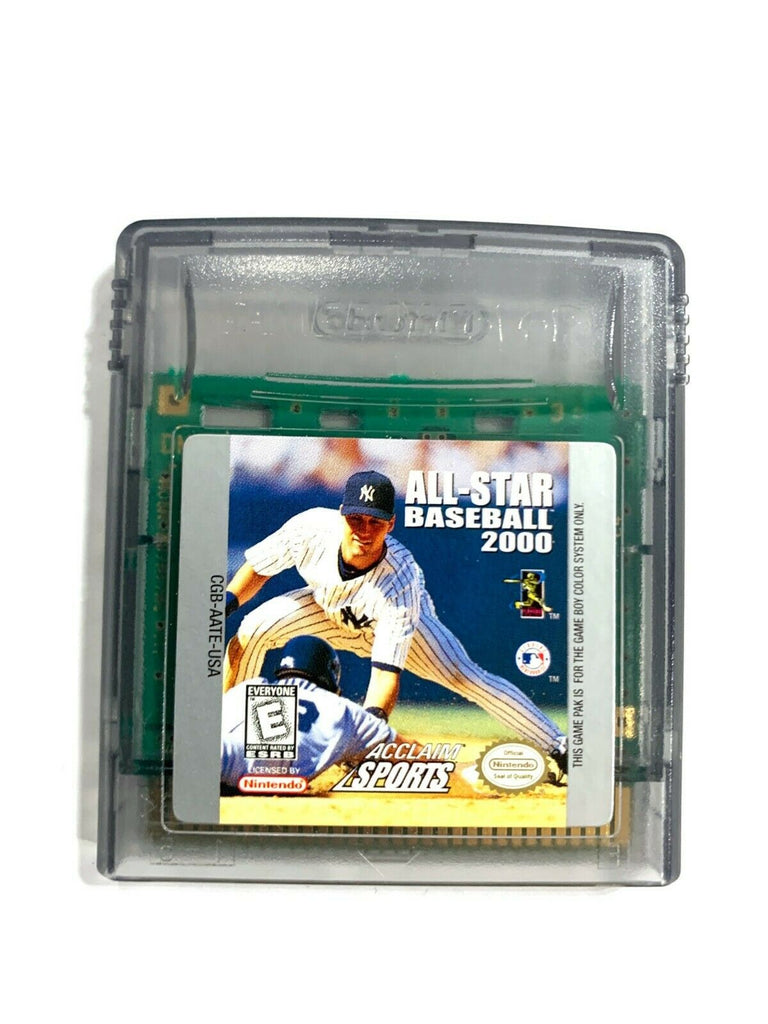ALL-STAR BASEBALL 2000 Nintendo Gameboy Color Tested + Working & Authentic!