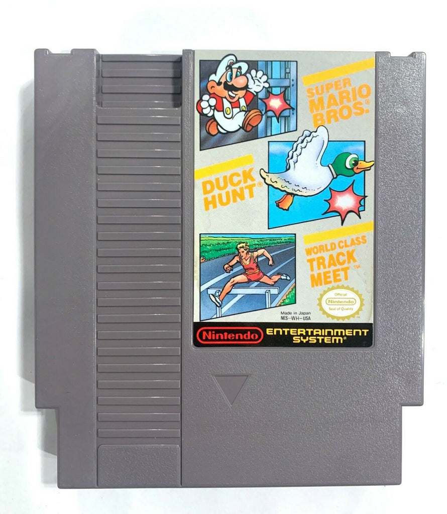 MARIO/ DUCK HUNT/ TRACK W/ Instruction Manual ORIGINAL NINTENDO NES GAME Tested!