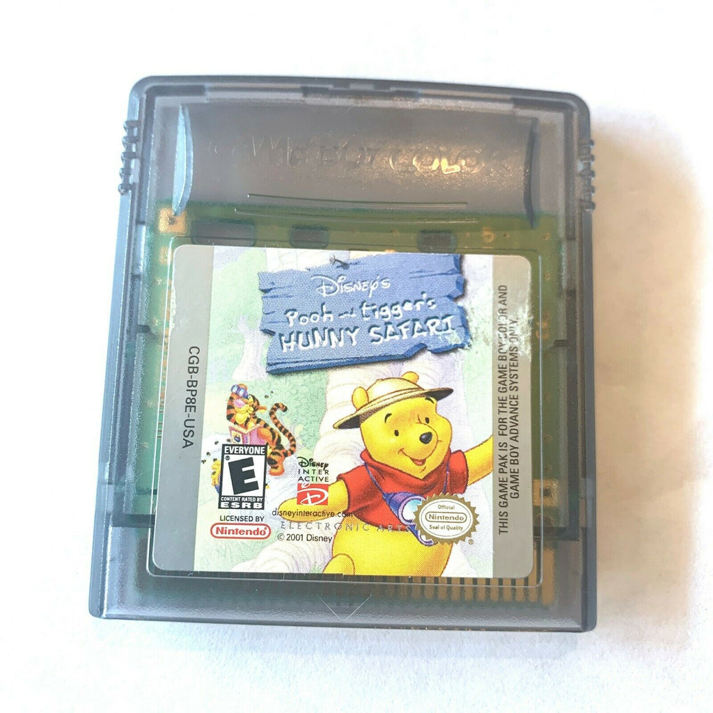 Pooh & Tigger's Hunny Safari - Nintendo Game Boy Color Game Tested + Working!