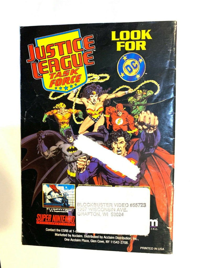 Judge Dredd SNES Super Nintendo Instruction Manual Only