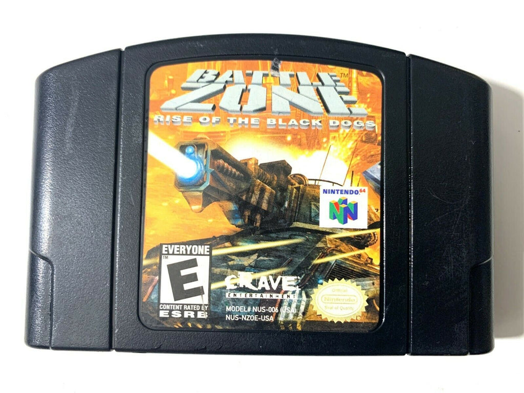 Battle Zone Rise Of The Black Dogs NINTENDO 64 N64 Game Tested + Working!