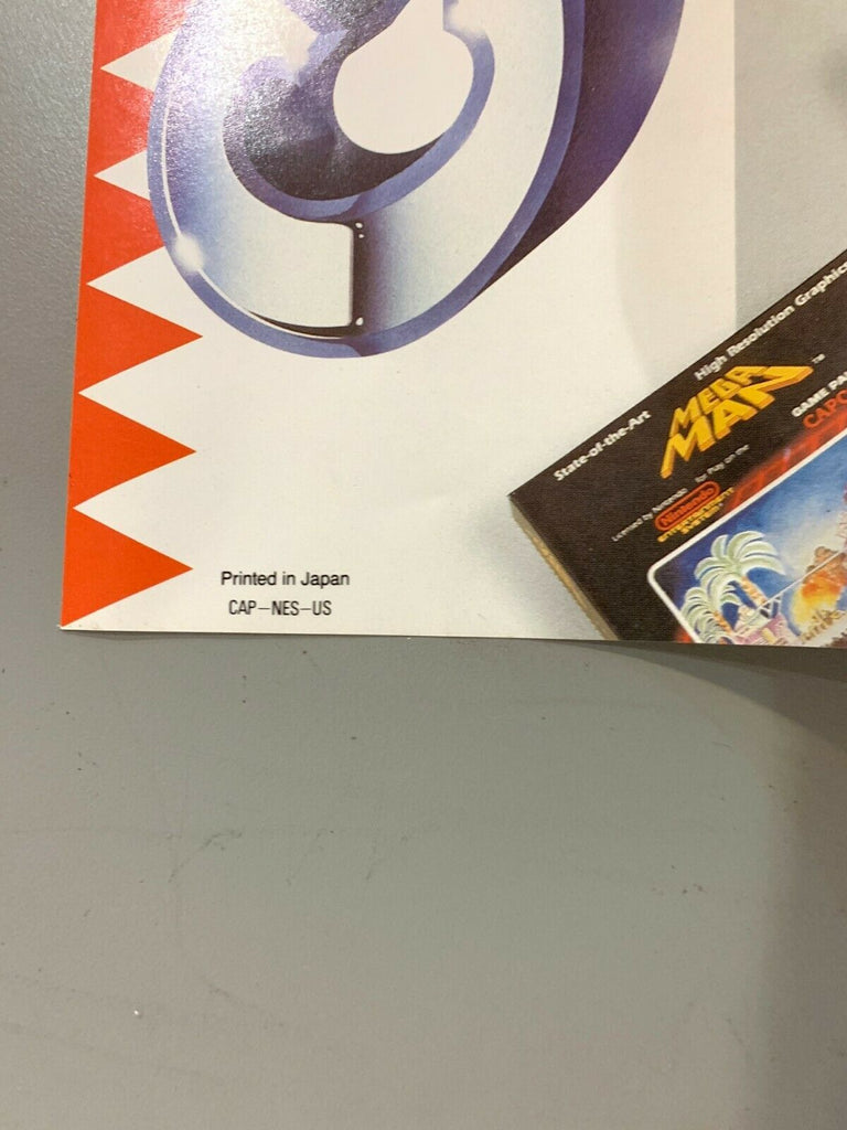 Capcom CAP-NES-US NES Nintendo Insert Poster Only - Good