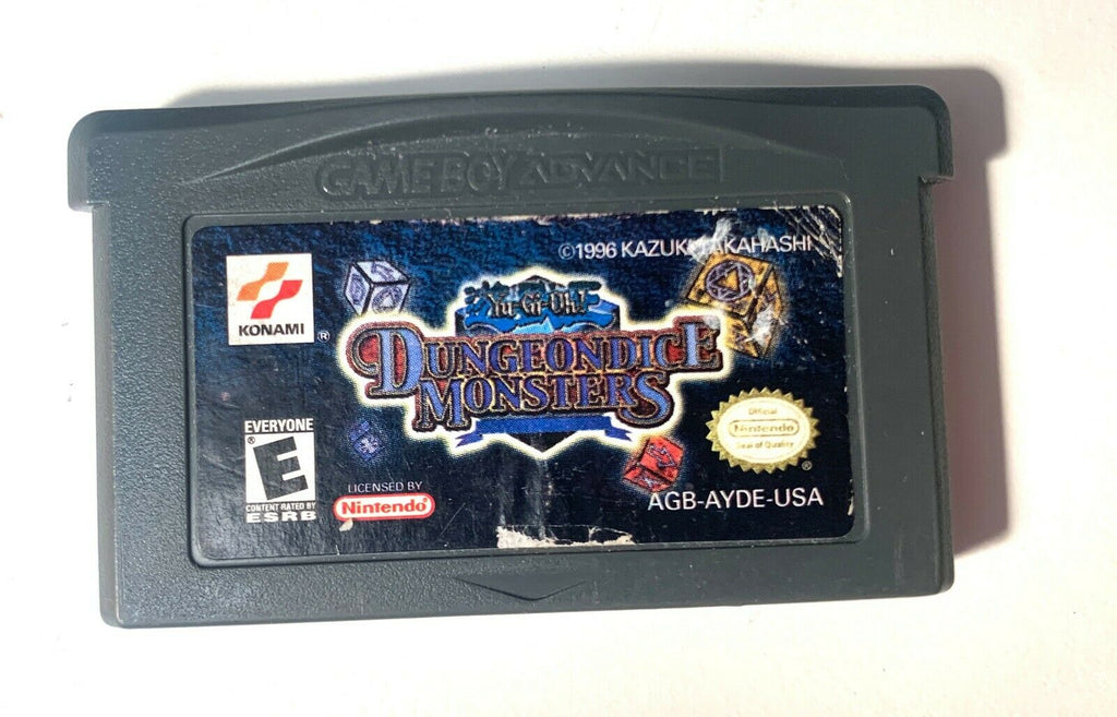 Yu-Gi-Oh Dungeon Dice Monsters Nintendo Game Boy Advance Tested + Working!