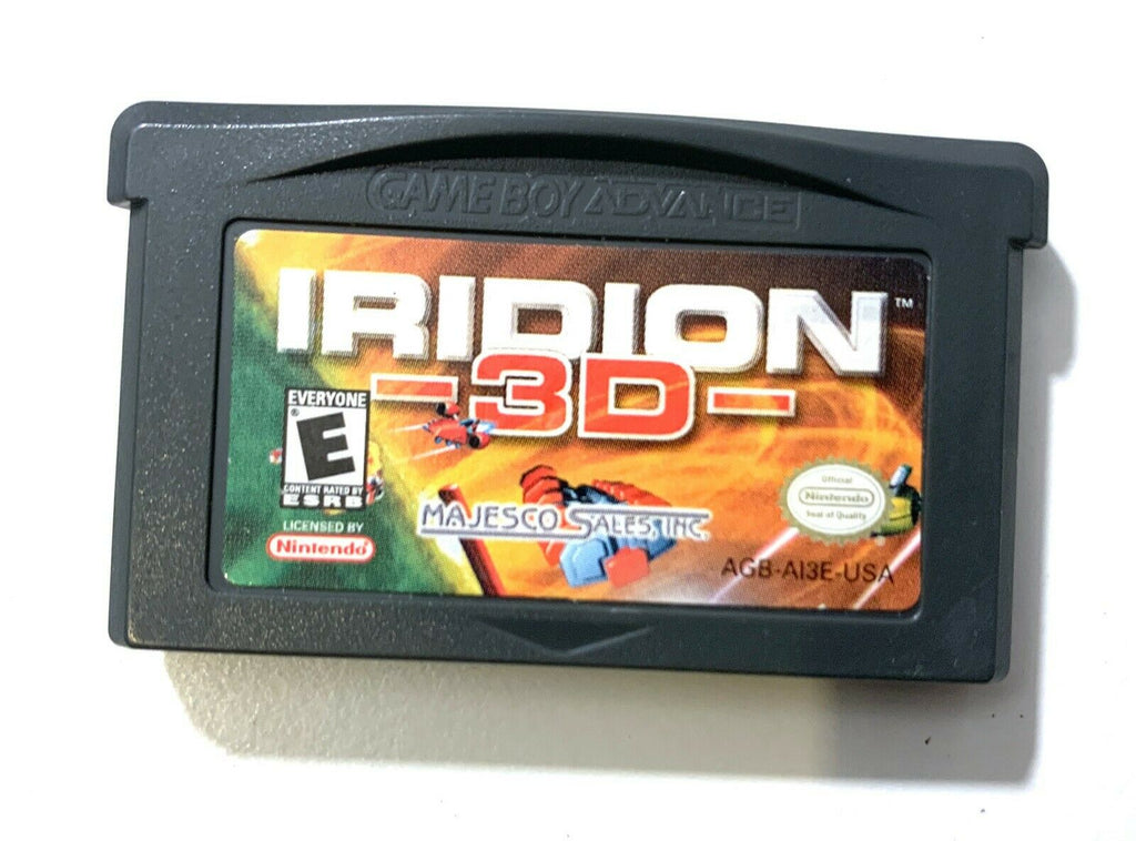 Iridion 3D NINTENDO GAMEBOY ADVANCE GBA GAME Tested + Working & Authentic!