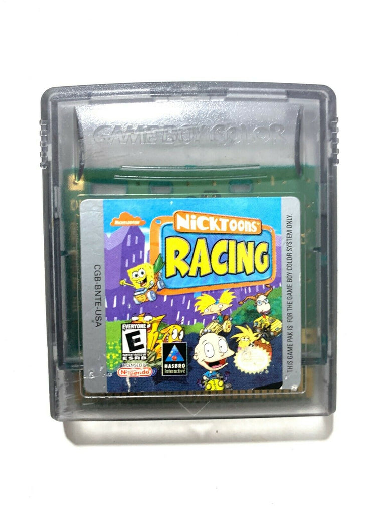 Nicktoons Racing (Nintendo Game Boy Color) *CART ONLY - CLEANED & TESTED*