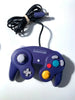 2X Nintendo GameCube Genuine OEM Controller Purple Indigo DOL-003 TESTED CLEAN