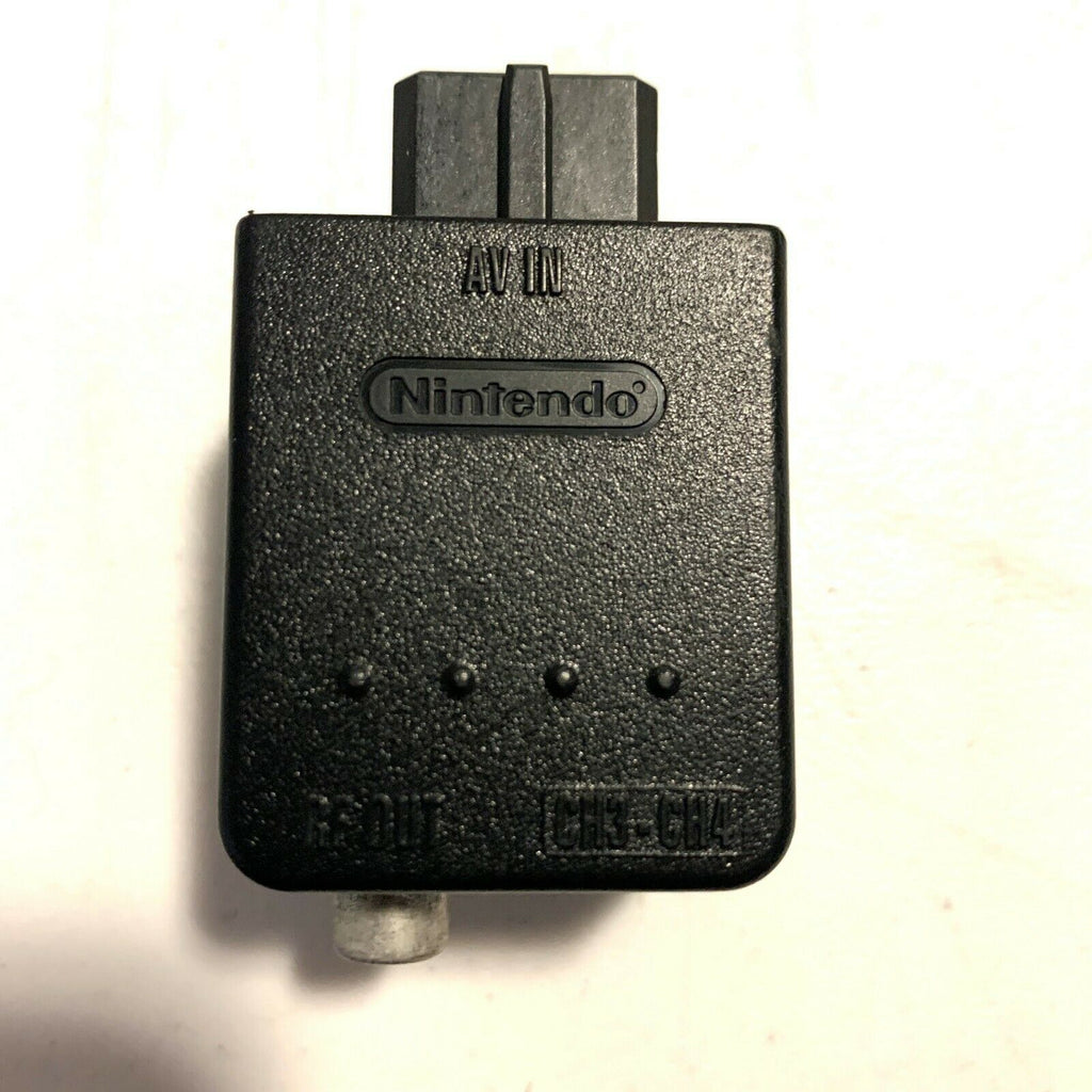 Original Nintendo N64 Or Gamecube Rf Out Modulator Adapter Switch OEM Authentic