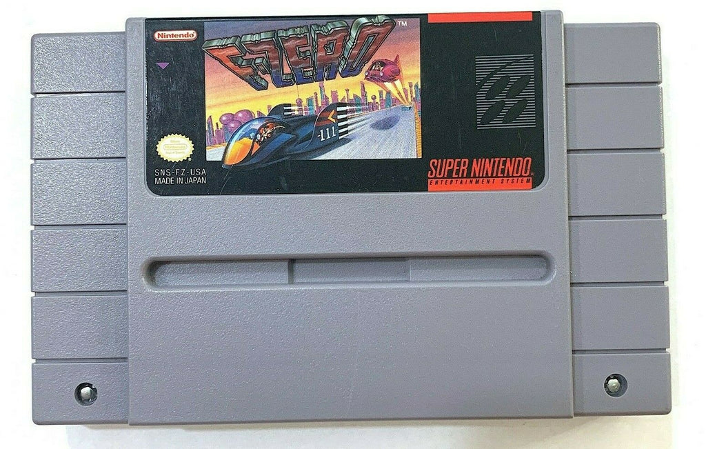 F-ZERO Super Nintendo SNES Game TESTED Working & AUTHENTIC