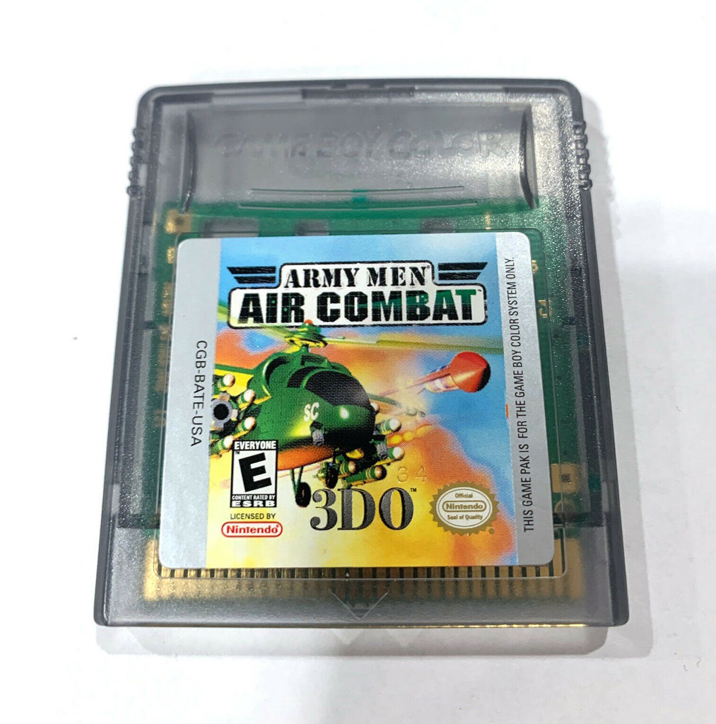 Army Men Air Combat NINTENDO GAMEBOY COLOR GAME Tested + WORKING & Authentic!