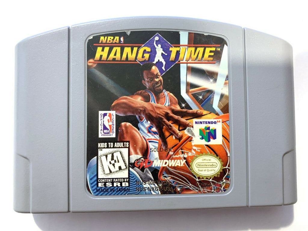 NBA Hang Time - Nintendo 64 N64 Game - Tested - Working - Authentic!