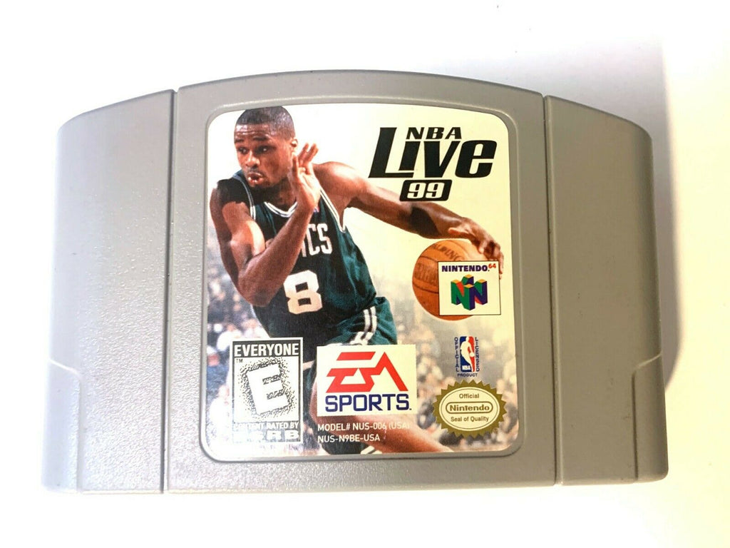 NBA LIVE 99 NINTENDO 64 N64 Game Tested + Working & Authentic!