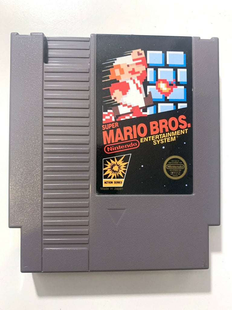 Super Mario Bros ORIGINAL NES NINTENDO GAME Action Series Tested + Working!