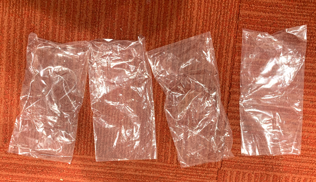 RARE 4 Original SUPER NINTENDO SNES N64 Game Cartridge Plastic Bags
