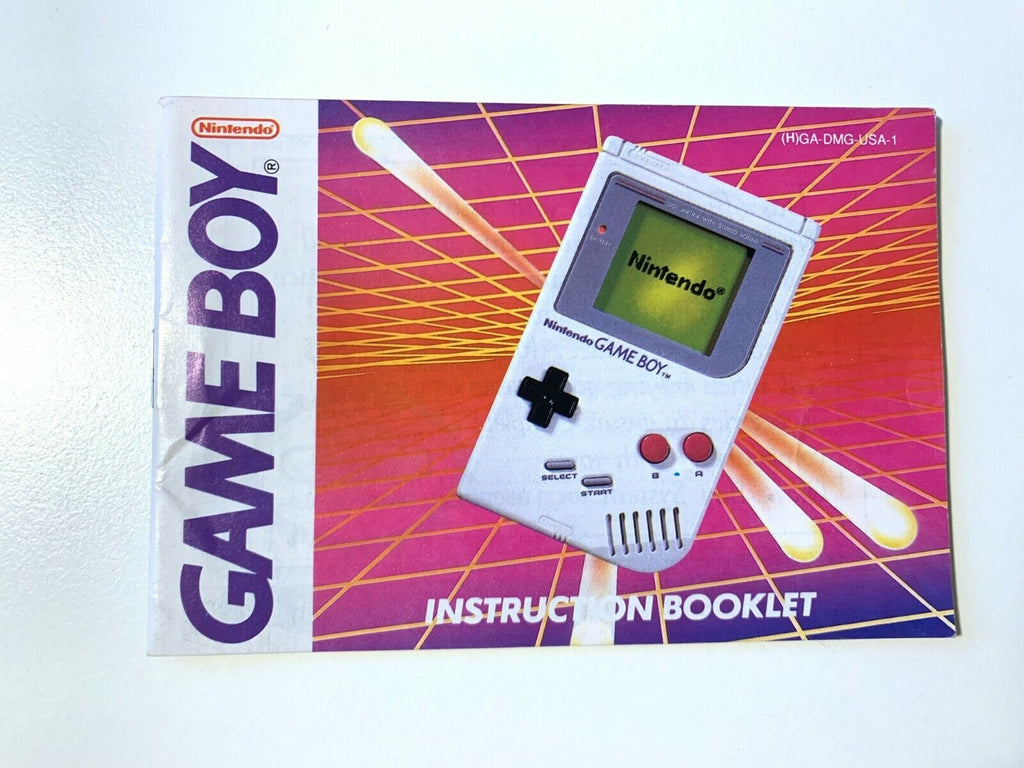 Console System GA DMG USA 1 Nintendo GameBoy Instruction Manual