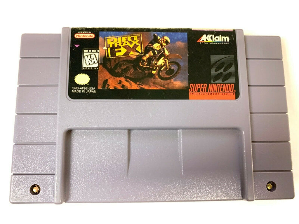 Dirt Trax FX SUPER NINTENDO SNES GAME Tested WORKING Authentic