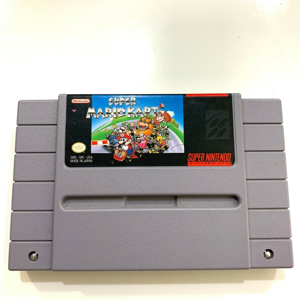 Super Mario Kart - Authentic SNES Super Nintendo Game Tested Working - AUTHENTIC