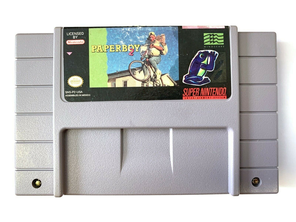 ***PAPERBOY 2 SUPER NINTENDO SNES GAME Tested WORKING Authentic!***
