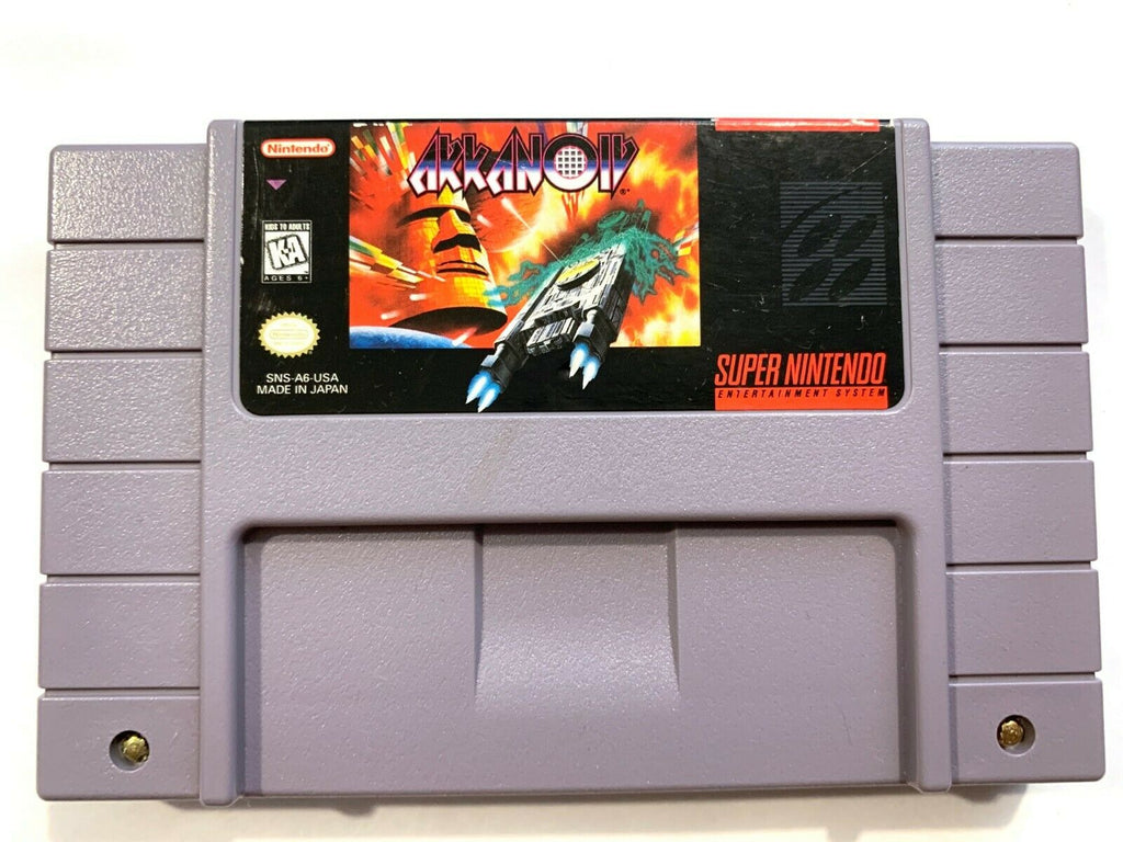 Arkanoid Doh It Again! SUPER NINTENDO SNES Game Tested + Working & Authentic!