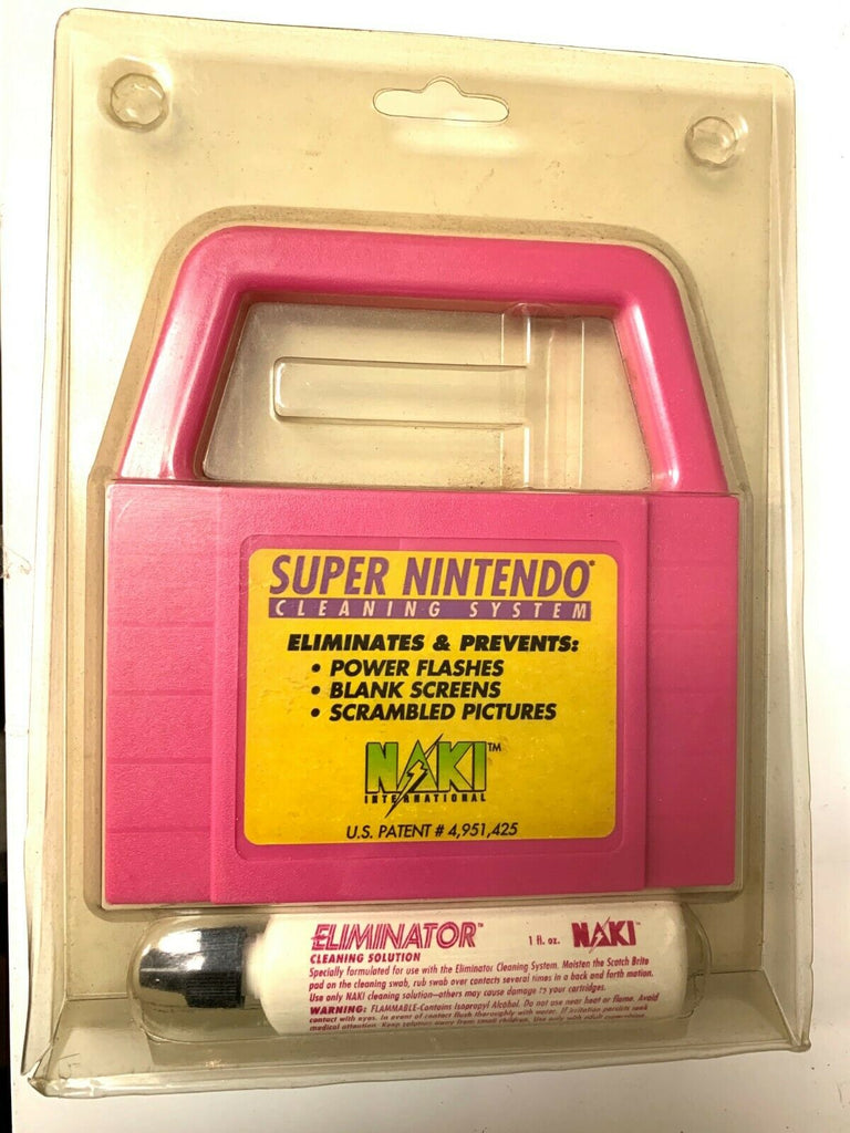 Naki Nintendo NES Eliminator Cleaner Cleaning System in Storage Case