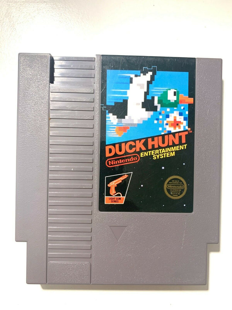 Nintendo NES Duck Hunt Light Gun Video Game Cartridge *Authentic/Cleaned/Tested*