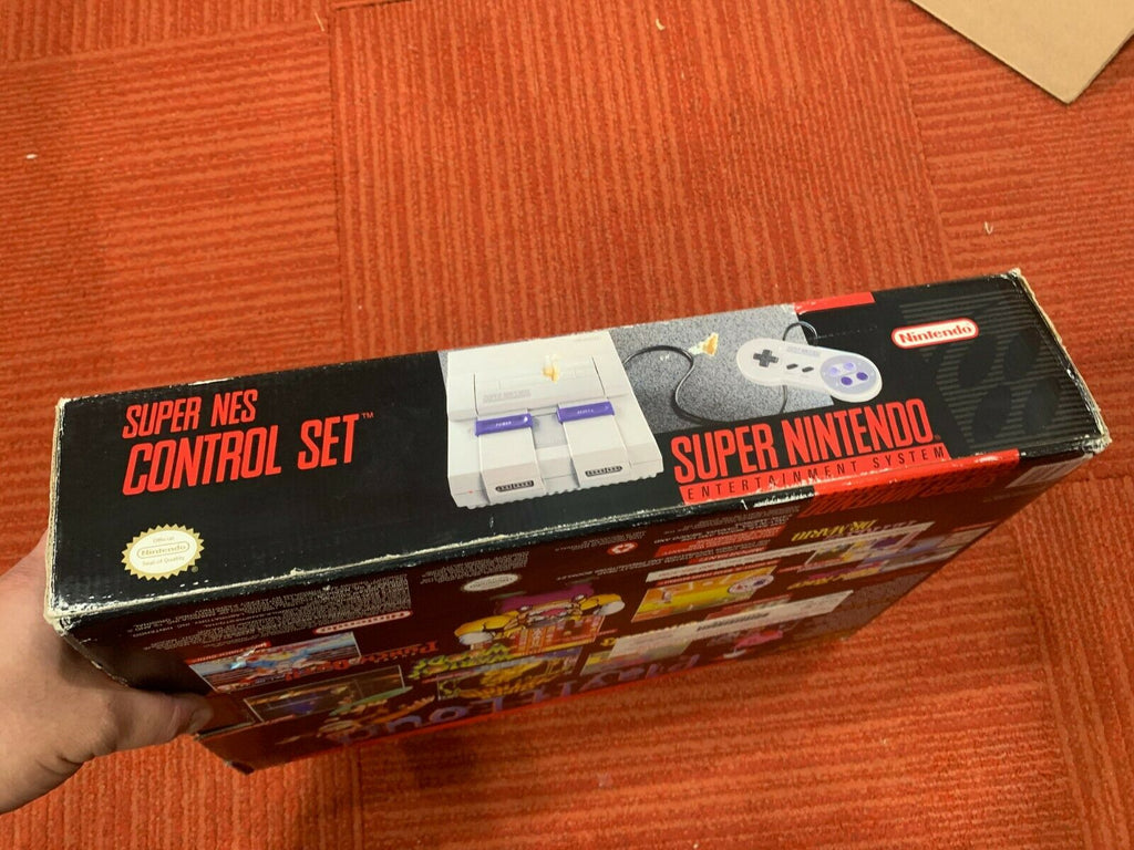 Nintendo SNES Super Set Console Original Box & Styrofoam Insert RARE