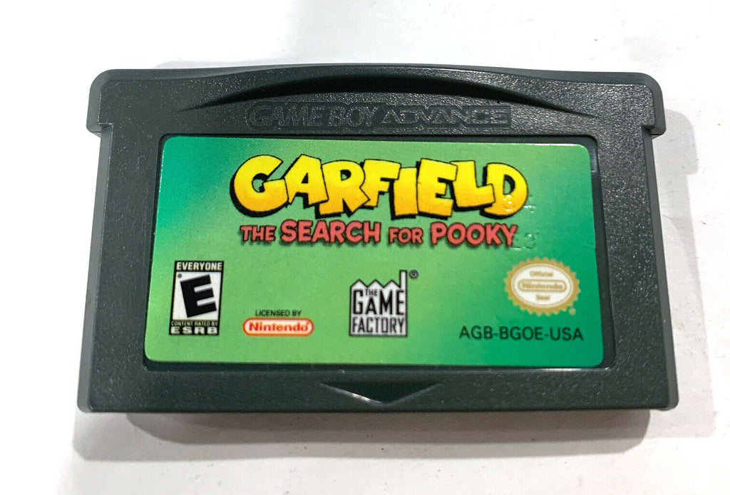GARFIELD: THE SEARCH FOR POOKY NINTENDO GAMEBOY ADVANCE GBA Tested + Working!