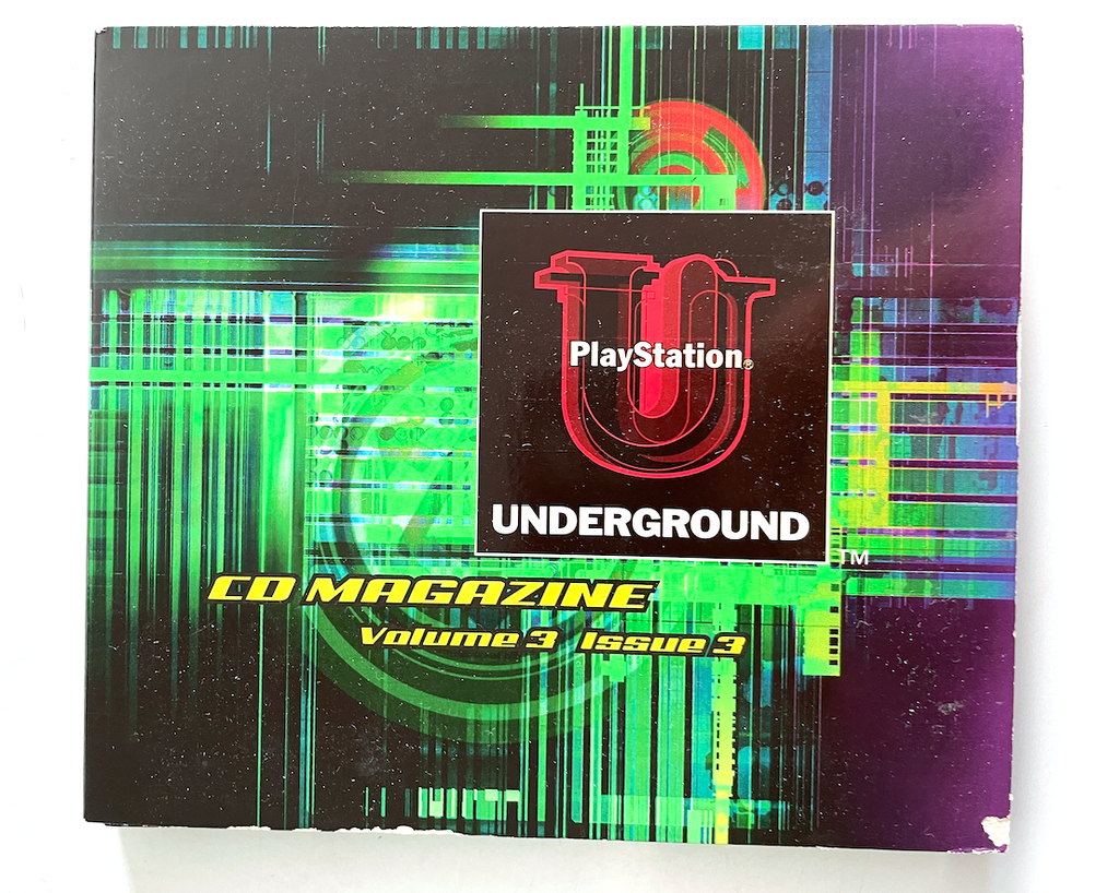 Sony PlayStation Underground CD Magazine Volume 3 Issue 3 Complete 2 Disc Set