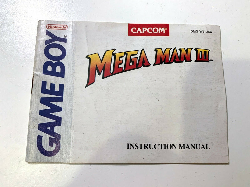 Mega Man II Game Boy Instruction Booklet Book MANUAL ONLY DMG-W2-USA Authentic