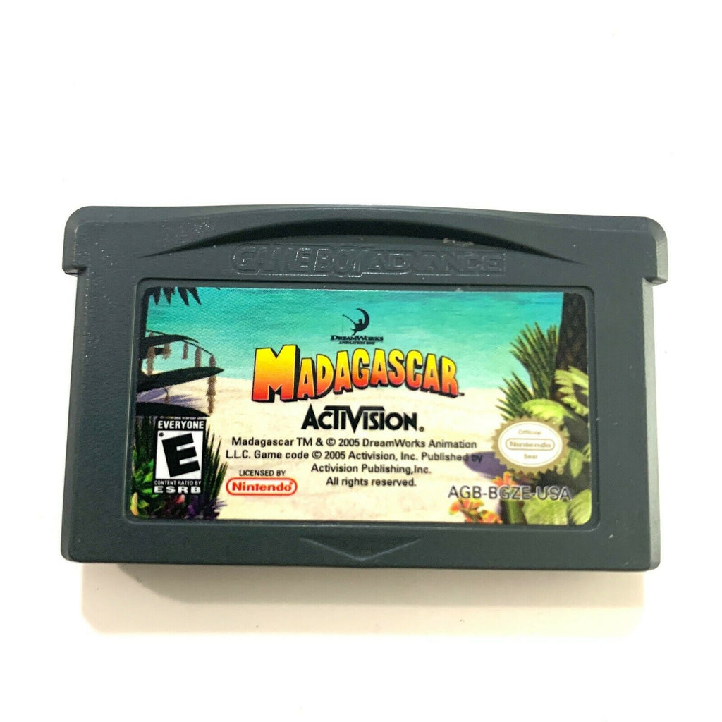 Madagascar (Nintendo Game Boy Advance, 2005) Game Tested & Working!