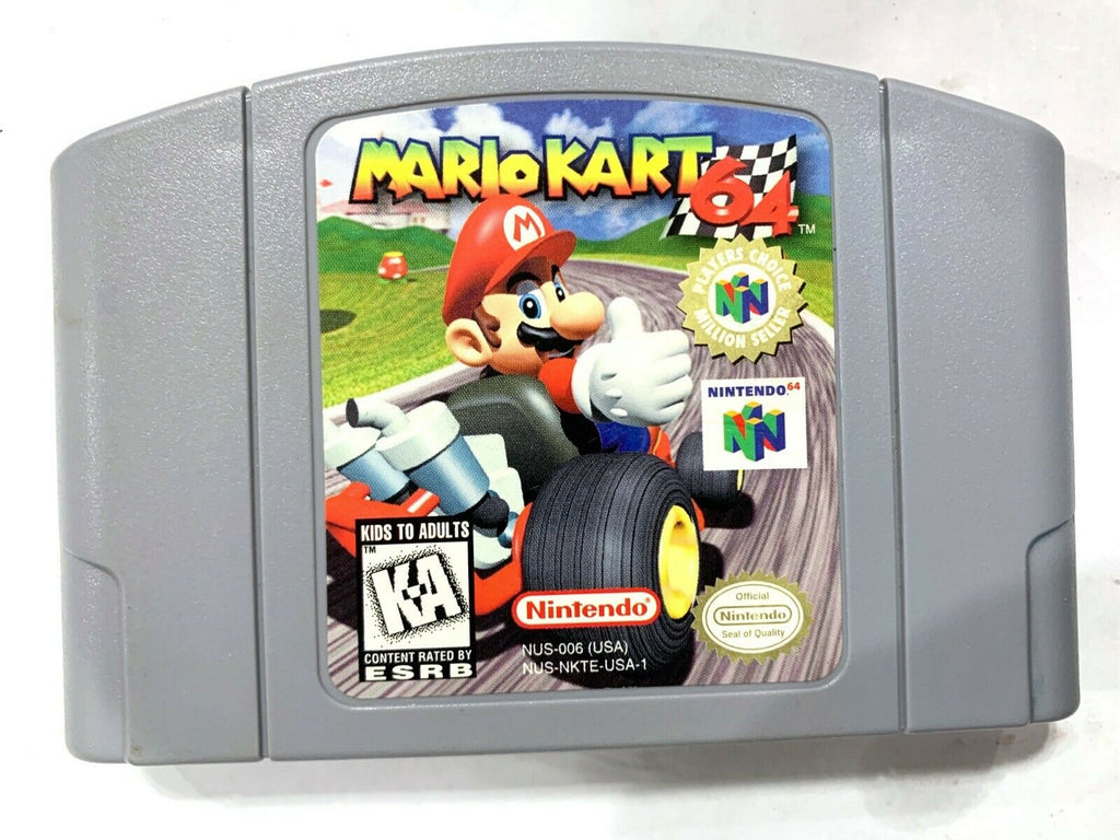PLAYERS CHOICE! *AUTHENTIC!* Mario Kart N64 Nintendo 64 Game