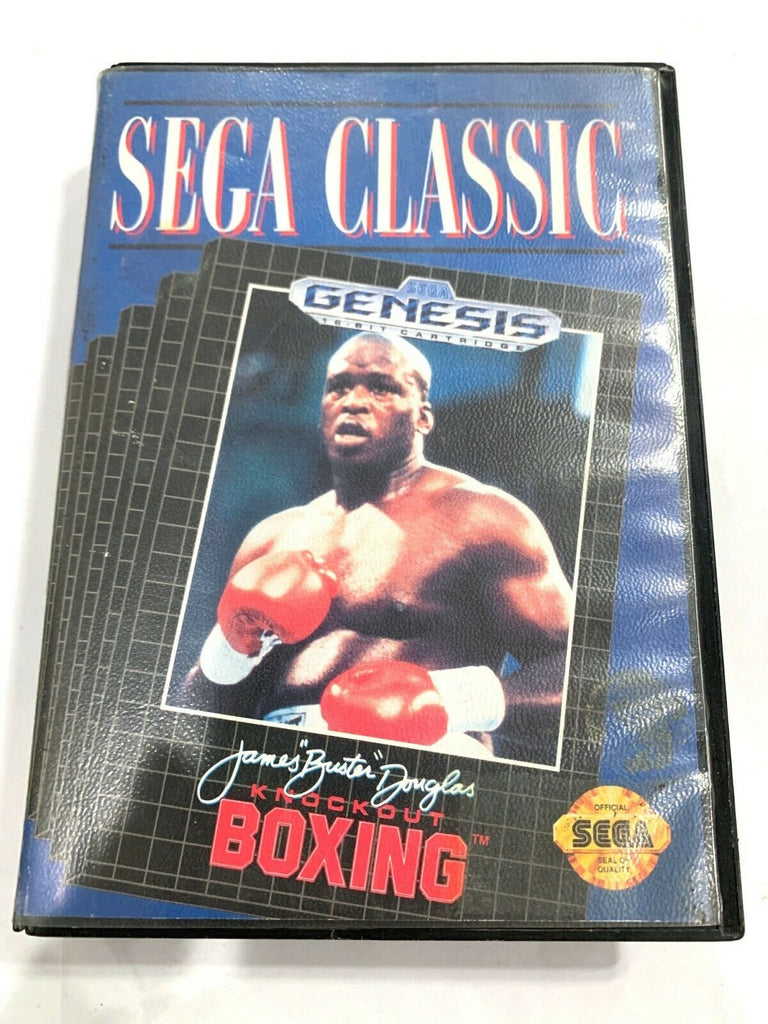 James "Buster" Douglas Knockout Boxing Sega Genesis 1990 COMPLETE w/ CASE MANUAL