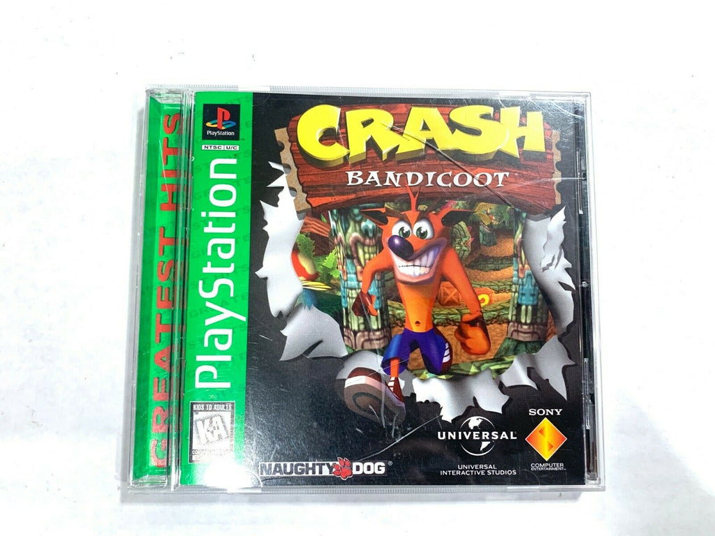 Crash Bandicoot Sony Playstation 1 PS1 Game