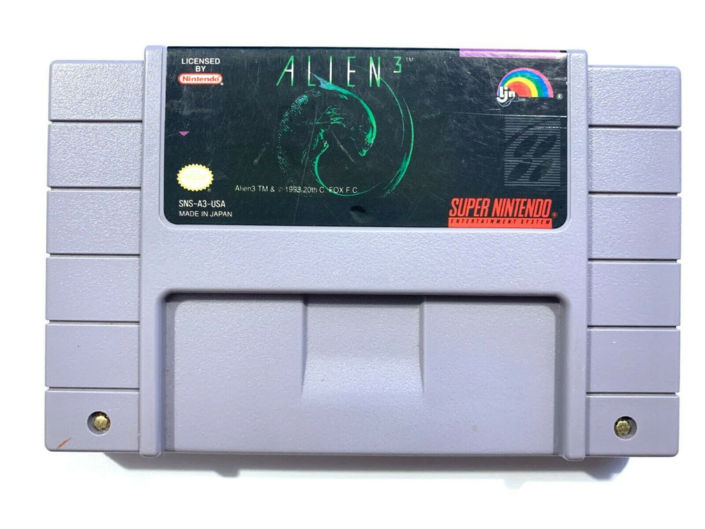 ALIEN 3 - SUPER NINTENDO SNES GAME - Tested Working & Authentic!