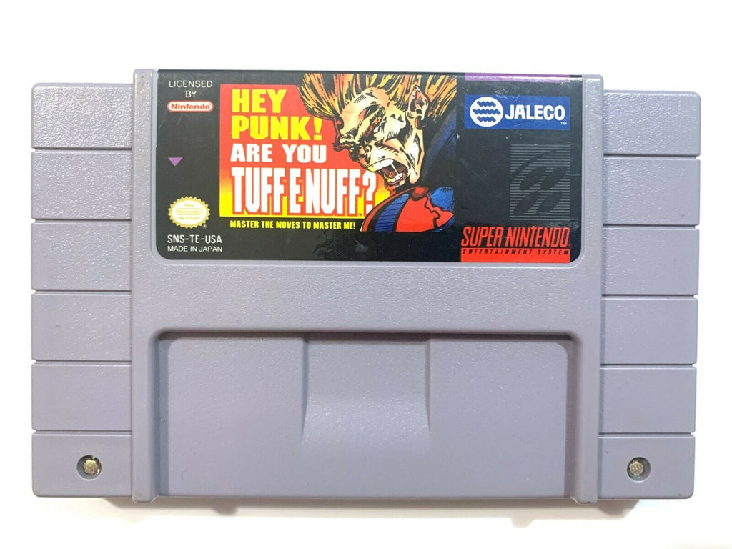 Tuff E Nuff - SNES Super Nintendo Game - Tested - Working - Authentic!