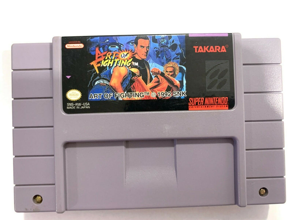 Art of Fighting Super Nintendo SNES Game - Tested & Working + Authentic!