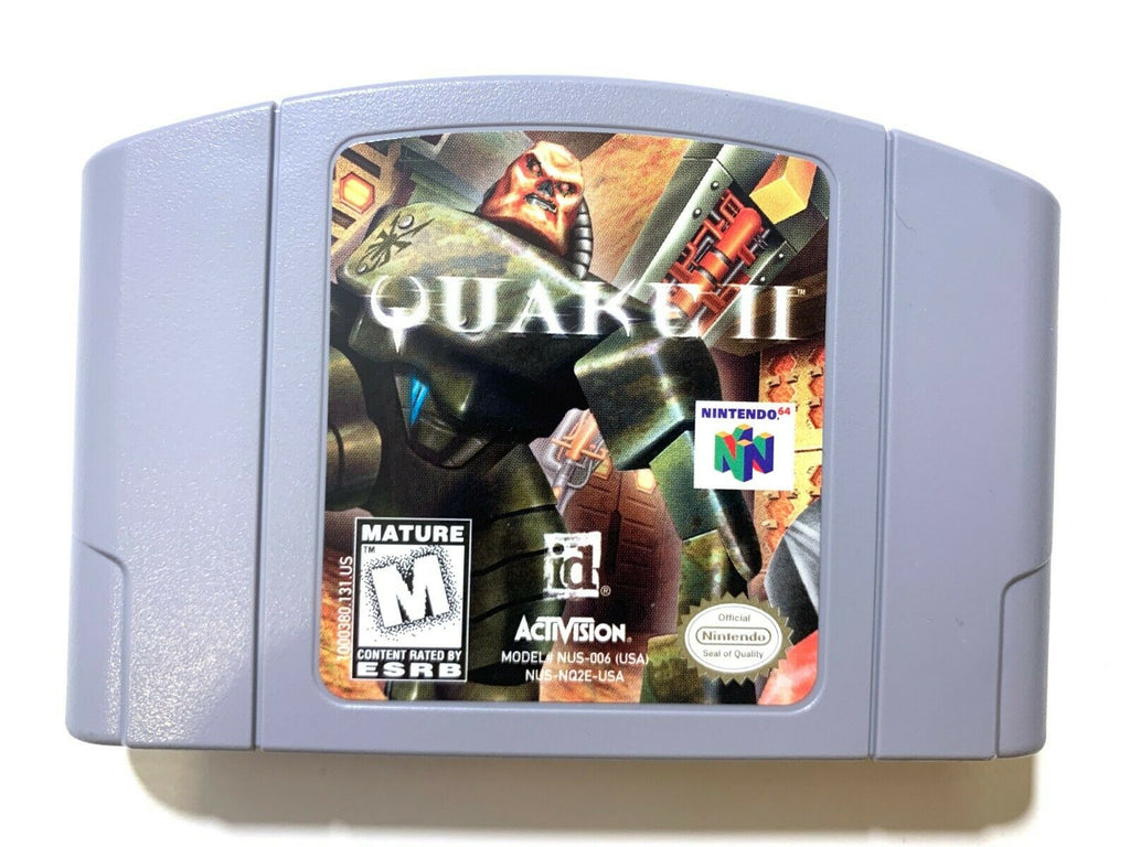Quake 2 II Nintendo 64 N64 Game Tested + Working & Authentic!