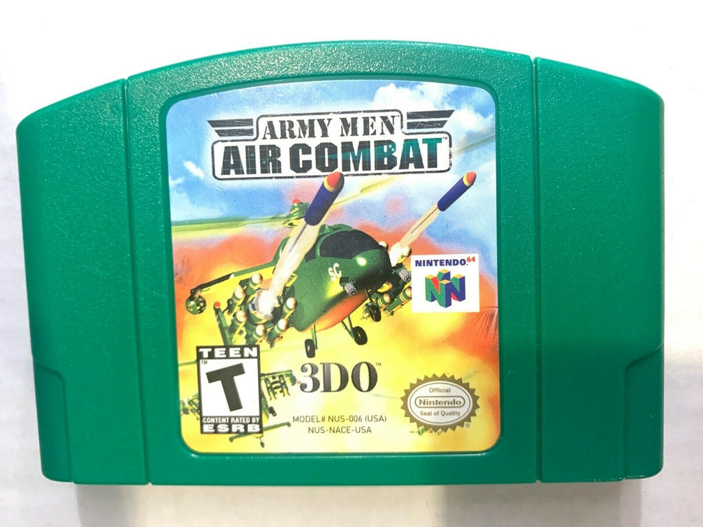 Army Men Air Combat - Nintendo 64 N64 Game Tested WORKING & Authentic