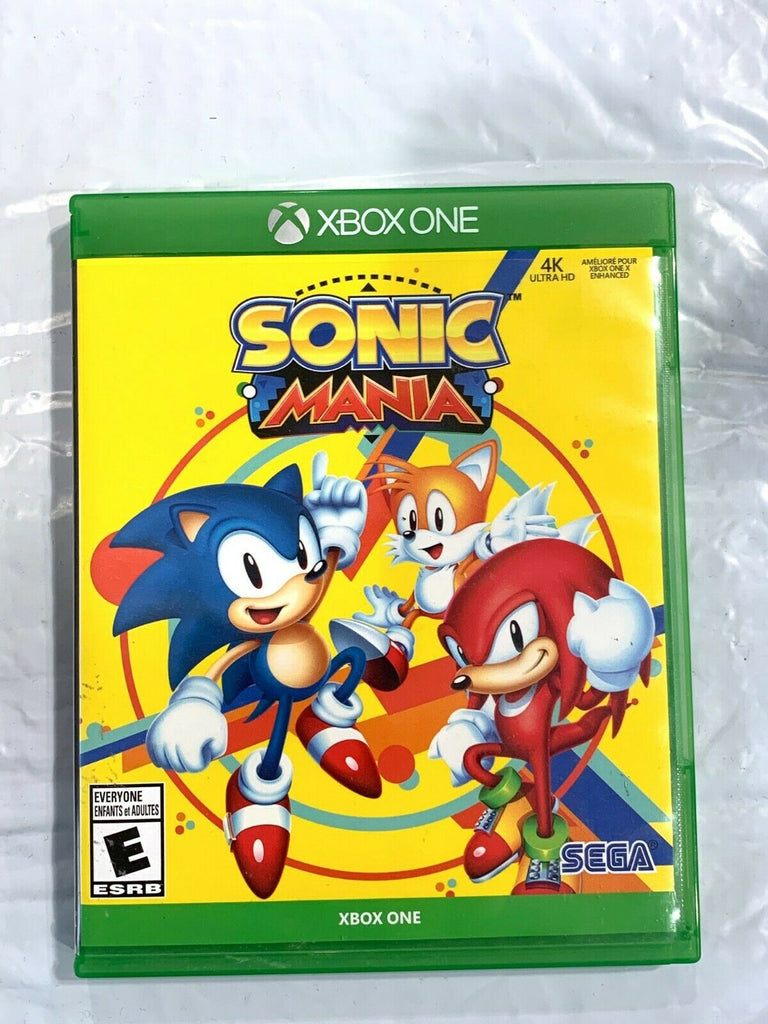 Sonic Mania Plus Xbox One Game COMPLETE Tested + Working!