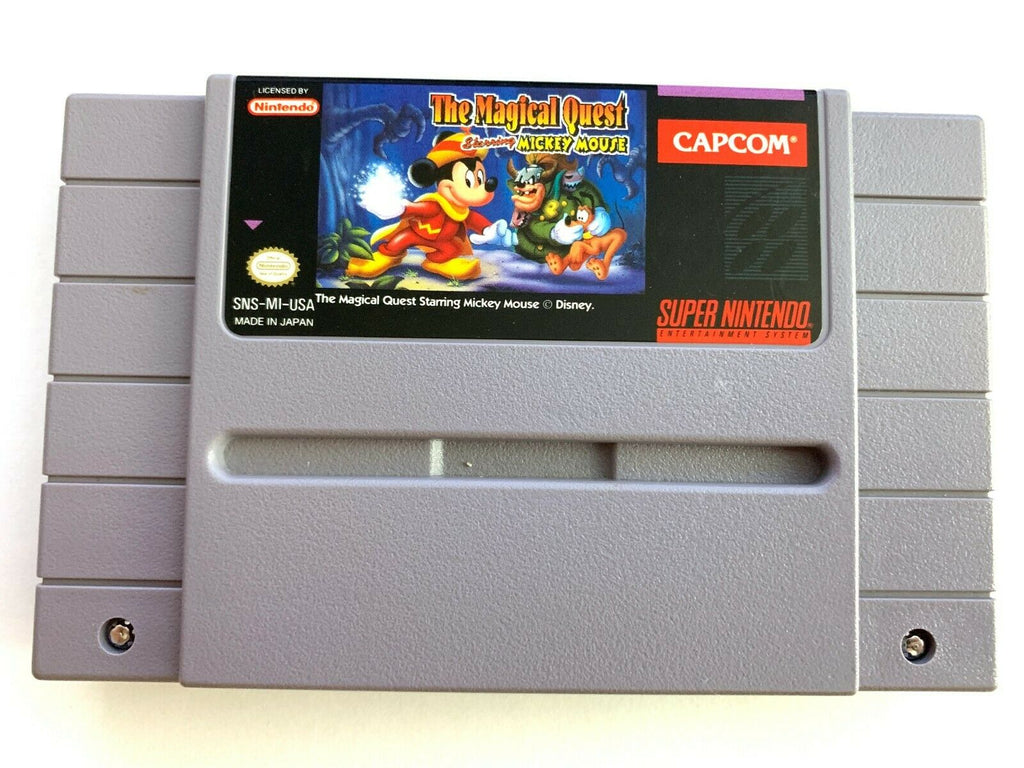 Magical Quest Starring Mickey Mouse SNES Super Nintendo Game