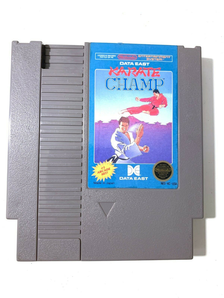 Karate Champ - ORIGINAL NES Nintendo Game Tested + Working & Authentic!